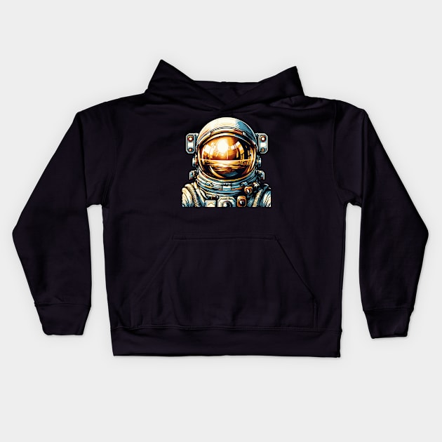 Astronaut Kids Hoodie by JSnipe